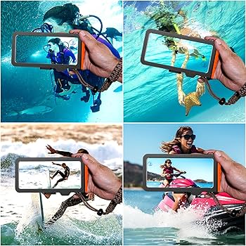 iPhone - 海 Amazon.co.jp: 潜水用ケースiphone 水中撮影スマホ防水ケース